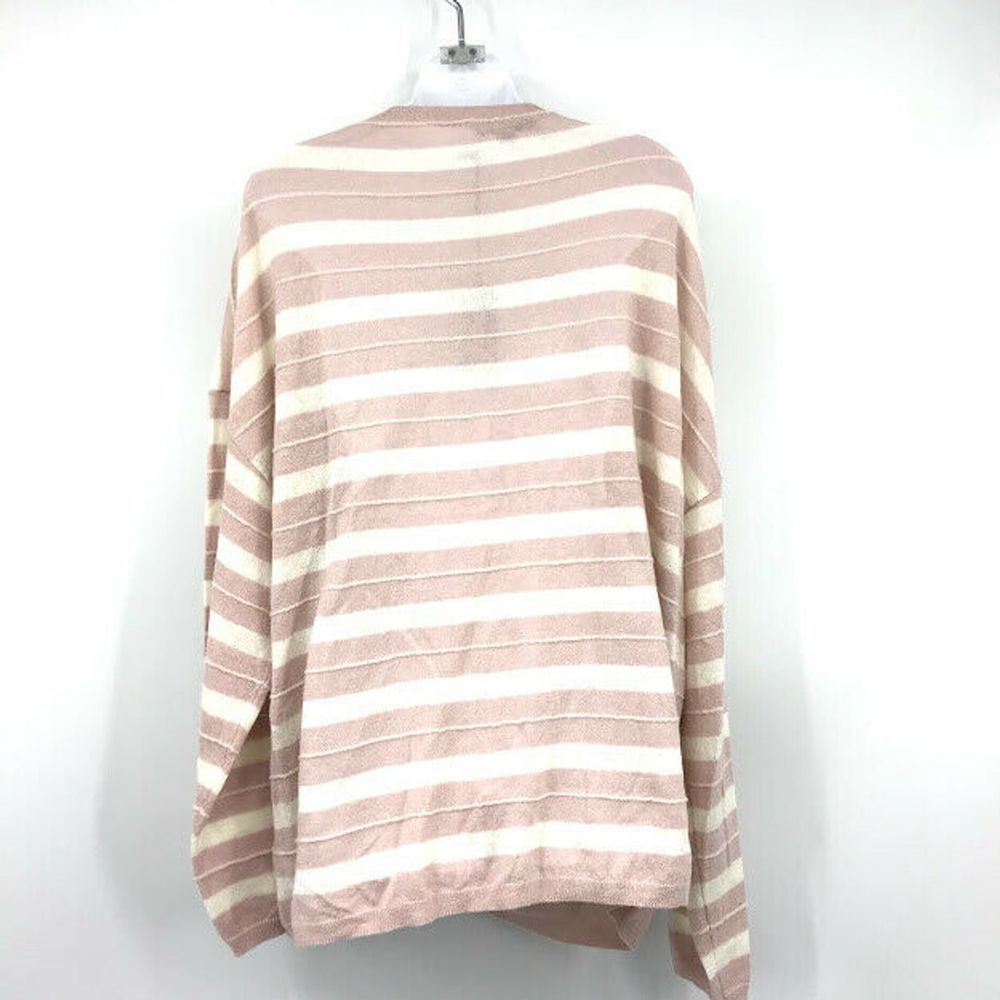 AllSaints Sweater L Cassia Stripe Boat Neck Wool - Picture 8 of 12